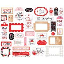Echo Park Cupid & Co Cardstock Die-Cuts 33/Pkg - Frames & Tags UTG...