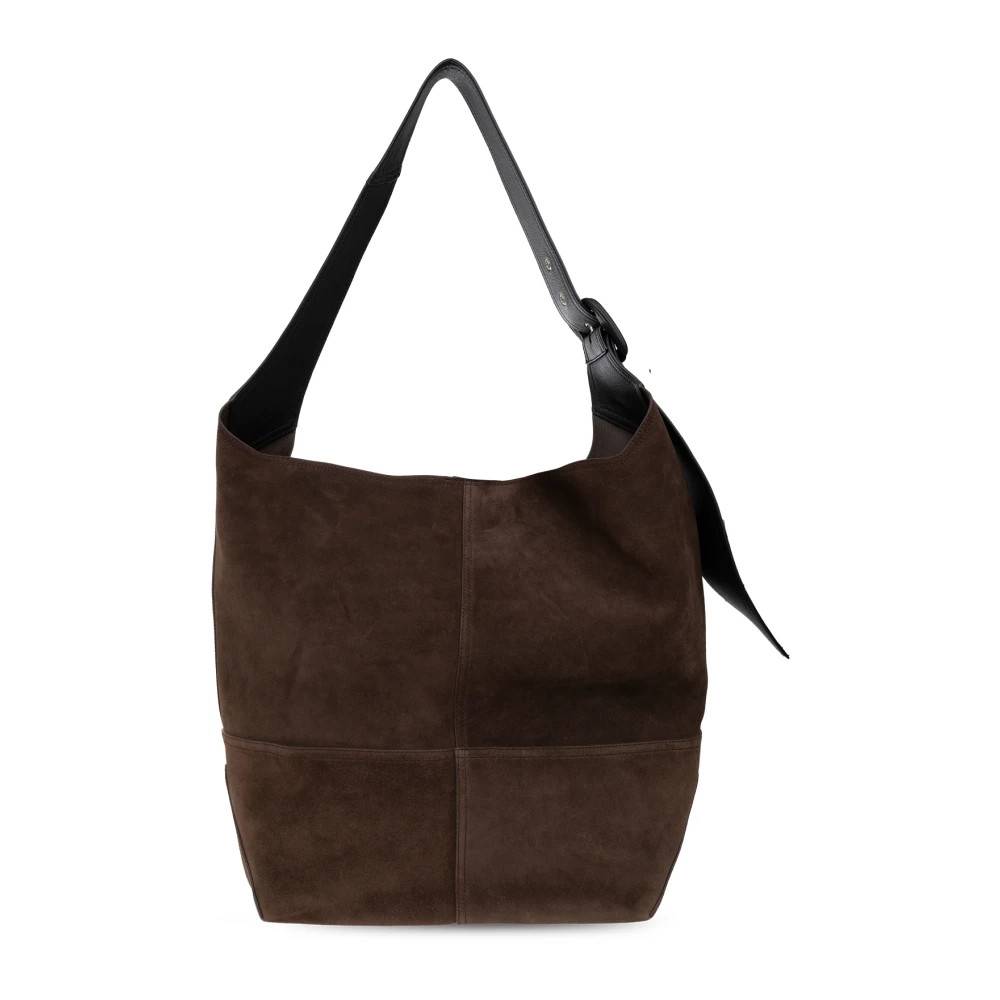 Ami Paris Etienne Tote Bag - Tasker - unisex - Brun - ONE SIZE - Uld