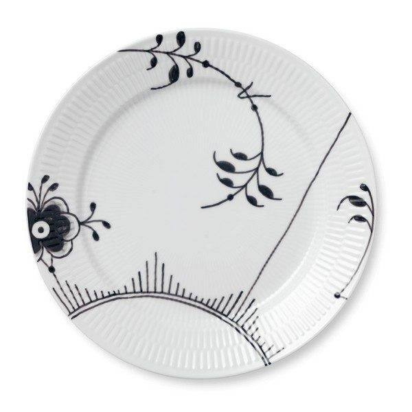 Sort Mega Riflet tallerken – 27 cm