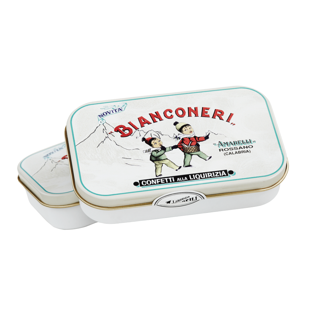 Amarelli - Bianconeri - Lakridsdragée m/mint