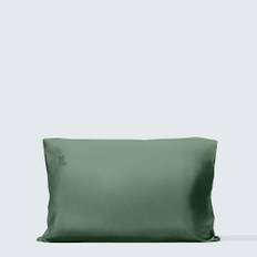 Silky Bamboo Pillowcase, Olive Green - 2 stk / 60x63 cm (Anbefalet størrelse i Danmark)