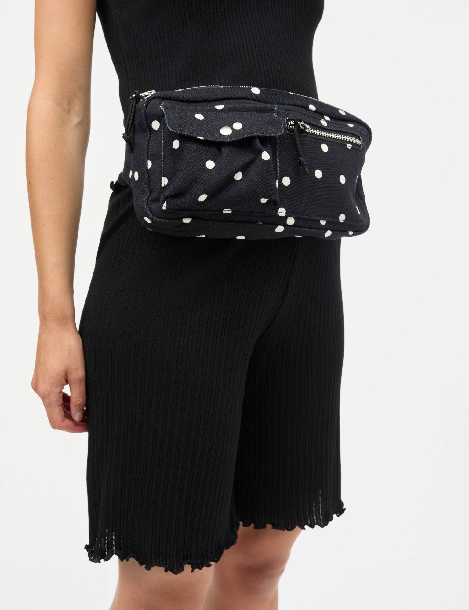 Boutiqno Carni Art Bag, Dot AOP Black OS