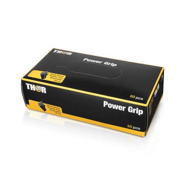 Engångshandske Nitril Thor Power Grip, 50 st, 7 / S (50 st)