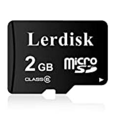 Lerdisk Fabriksgrossist Micro SD-kort 2 GB klass 6 MicroSD producerat av 3C gruppauktoriserad licens (2 GB)