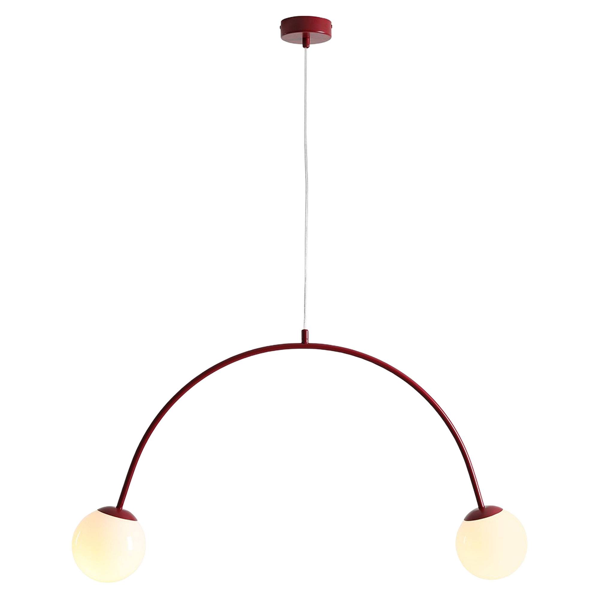 Hängande Lampa Klinty Duo Vinröd