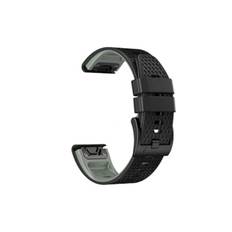 INF Silikonarmband för Garmin Venu 2 Plus & Garmin 245, Samsung Galaxy, Huawei Watch - Svart+grå