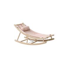 Wood Toddler Rocker, oak/rose