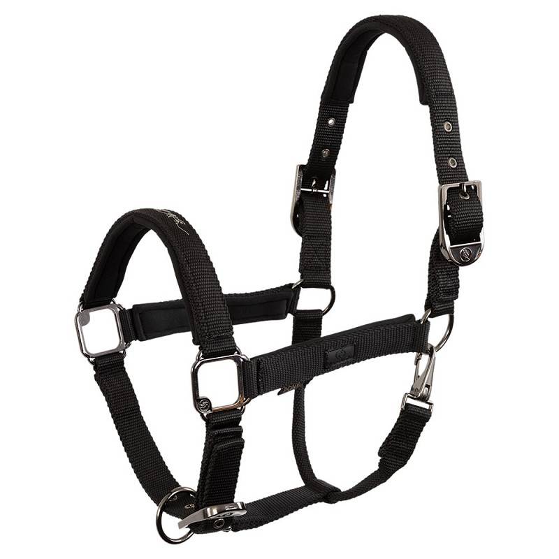 BR Eevolv Josh grime med neopren - Pony , Sort