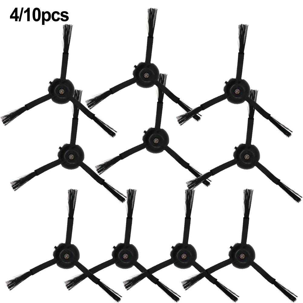 For Eufy X8 Pro Series X8 Pro SES Side Brushes Black Nylon Plastic Replacement Parts Vacuum Cleaner Accessories