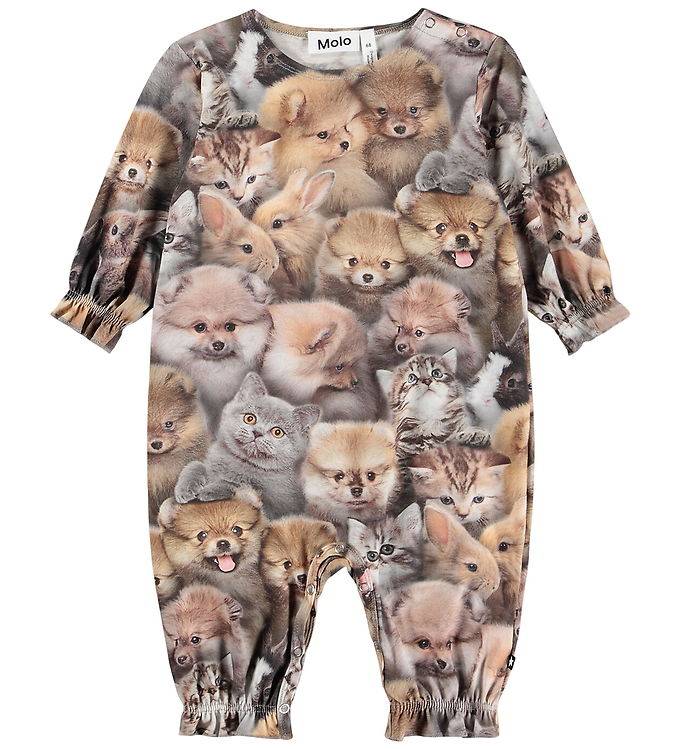 Molo Heldragt - Florina - Fuzzy Fluffy - Molo - 1 år (80) - Heldragt