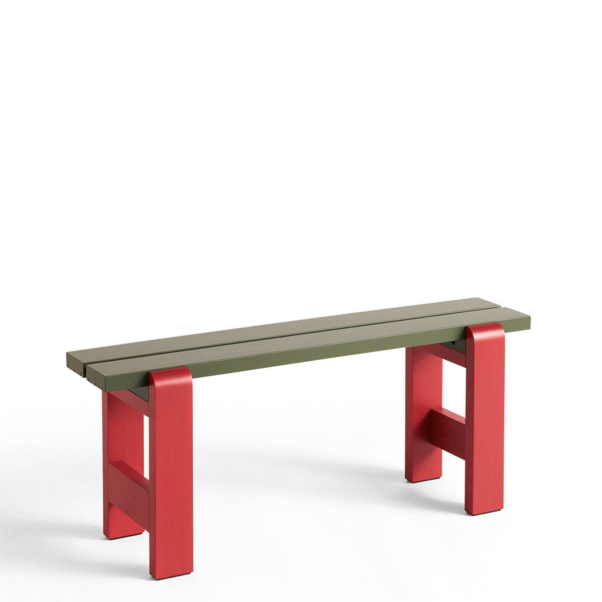 HAY Weekday Bench Duo - Olive / Wine Red