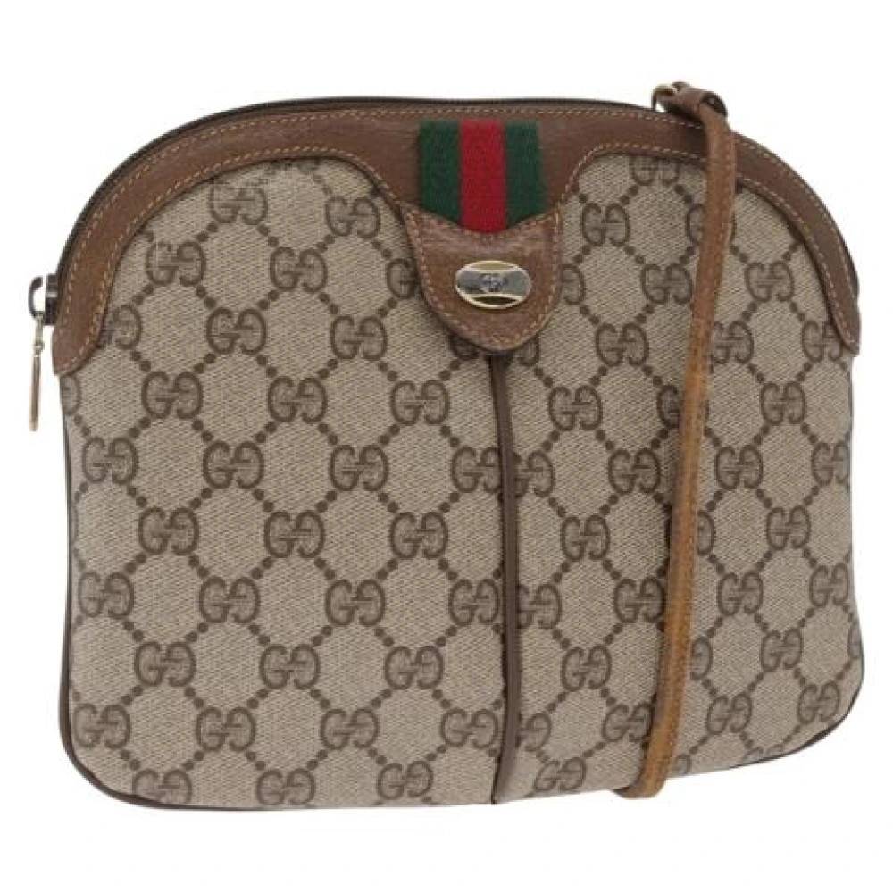 Gucci Vintage Pre-owned Plastic Cross Body Taske - Vintage - Dame - Beige - ONE SIZE -