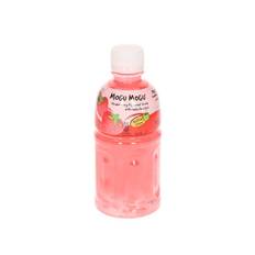 Mogu Mogu Jordbær drik med Nata de Coco jelly 320 ml.