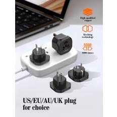 LDNIO Universal Travel Multi Adapter US UK AU CN KR EU Plug Converter To Universal Wall Socket  Home