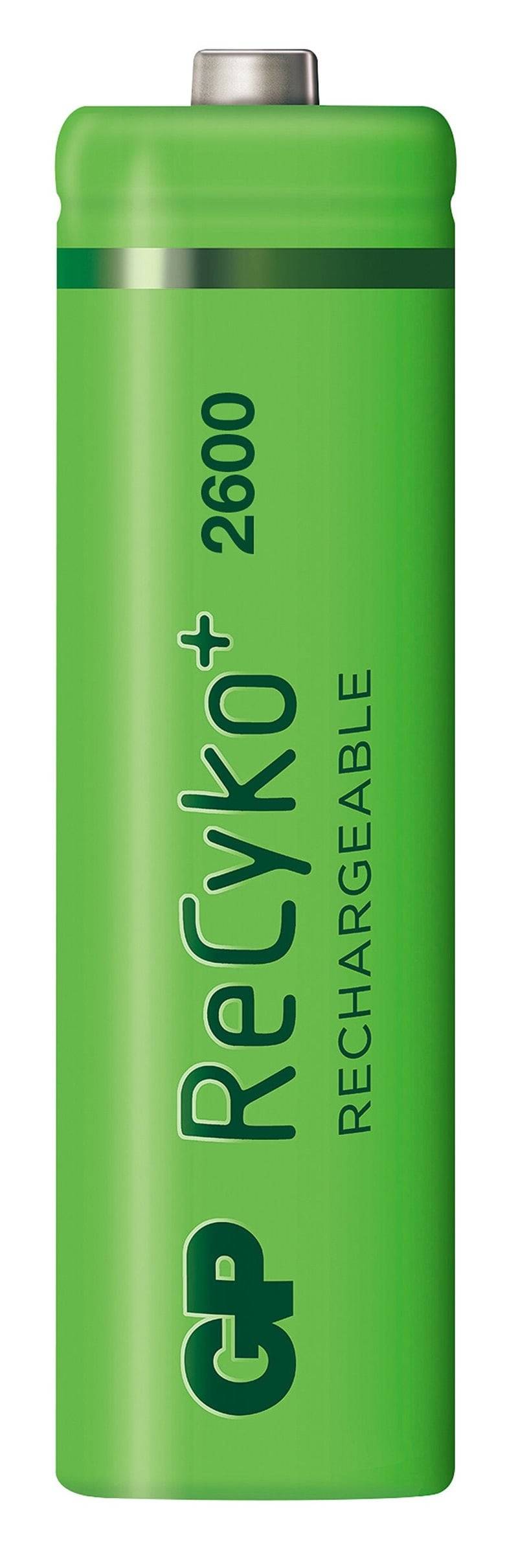 GP Batterier ReCyko AA-batteri, 270AAHCE-2GBW4/R6, 4-pack