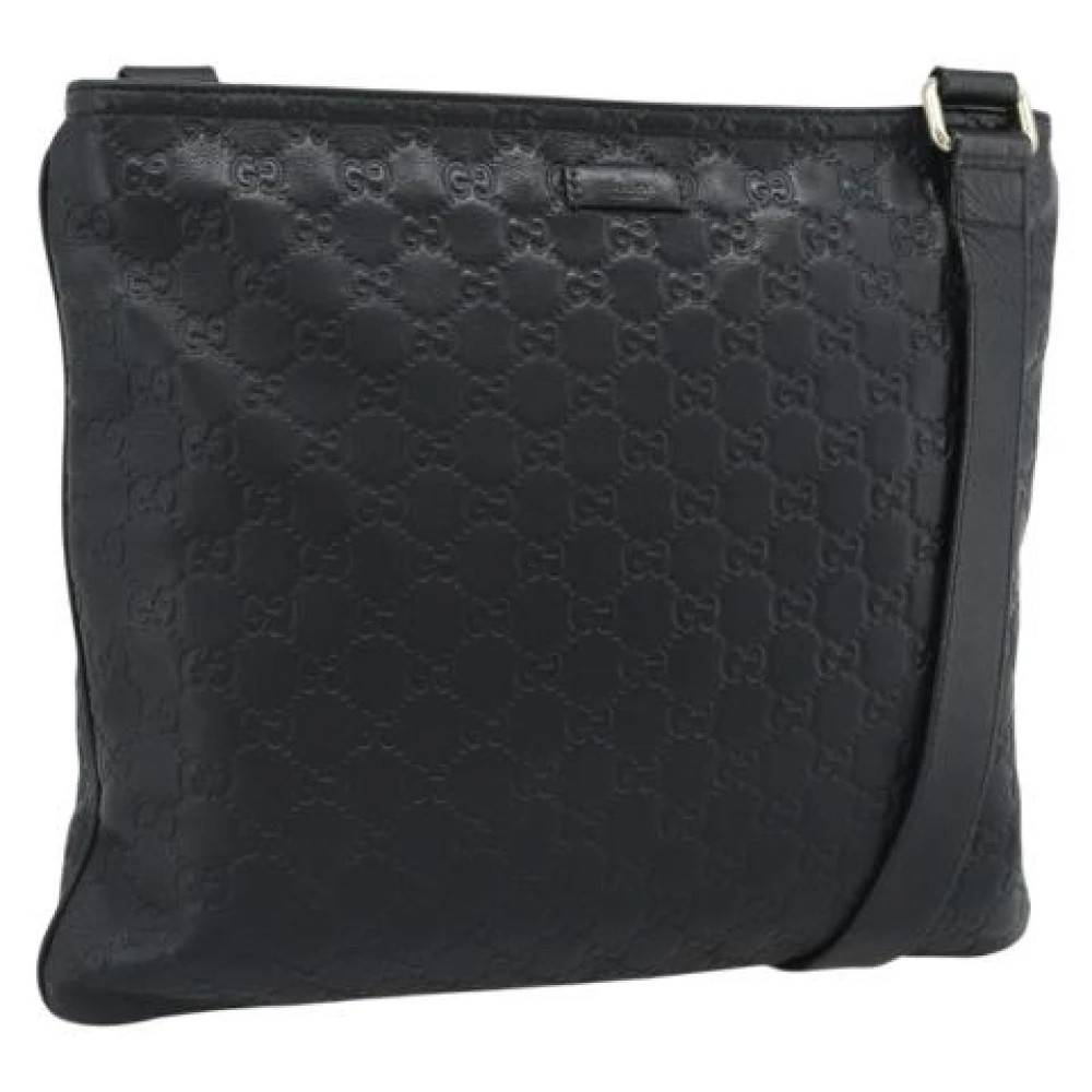 Gucci Vintage - Pre-owned GG Canvas Axelremsväska Vintage - unisex - ONE Size - Läder