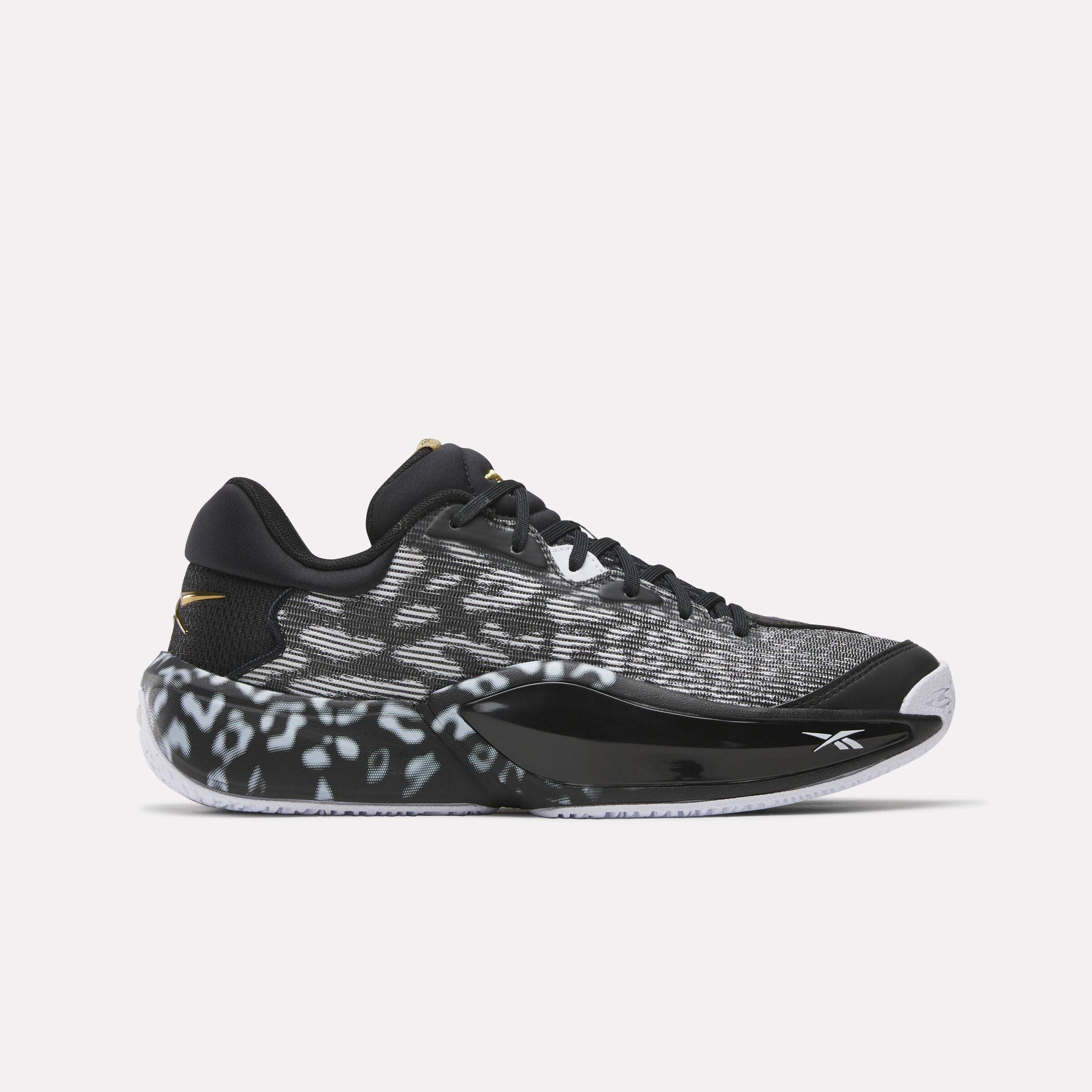 Reebok - Engine A 26 + SE Basketball Shoes, Black/White/Gold, Size: 45.5
