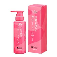 iiRo Color Shampoo for Gray Hair 200mL 1 bottle Single Gray Hair Shampoo for Women Men Women Men Black Hair Hairline Root (Black)