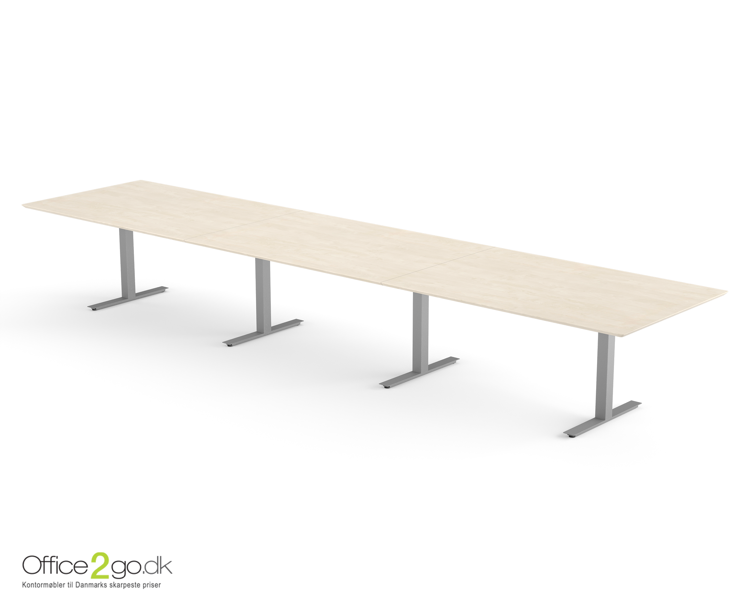 Square mødebord (rektangulær bordplade) - 480 cm - Gråt
