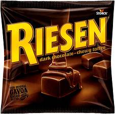 Riesen Dark Choco Toffee 150 g