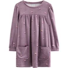 Lindex Top Long Velour AOP Small Flow 122 - Børn hos Magasin