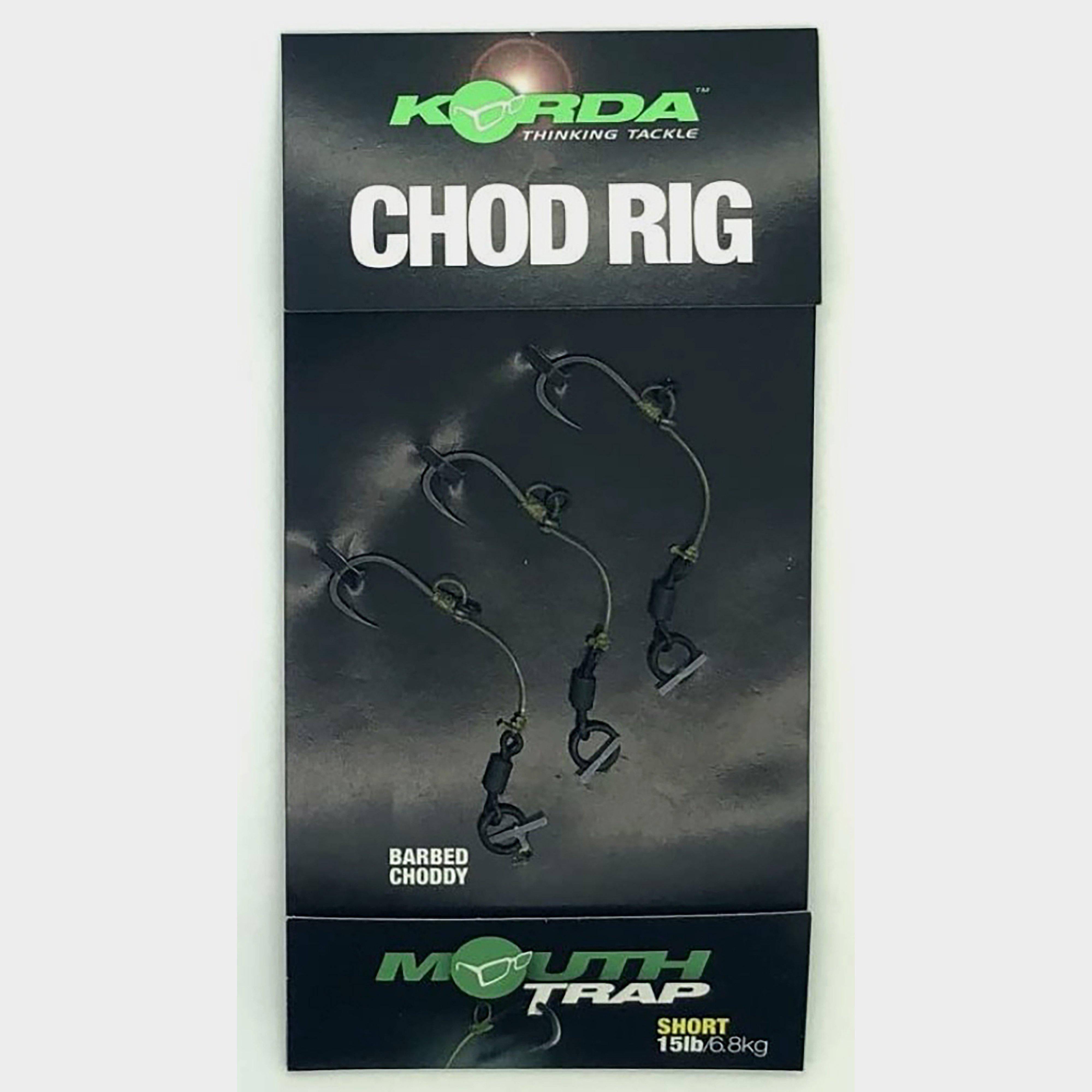 Korda Chod Rig Short Barbed Size 6, Black