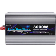 HOULI Inversor Pure Sine Power Inverter Off Grid Inverter 12V 24V 48V Dc To Ac Inversor 3000W For HomeToolRvCar