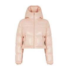 Fendi, Jakke, Dame, Lyserød, M, Uld, Varm Vinter Dunjakke