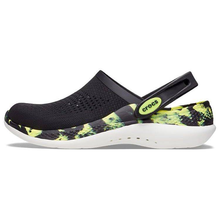 Crocs LiteRide EVA 360 Lightning Skor Marmormönstrade Träskor Strand Sandaler Unisex sandaler Svart 207634-02K cm