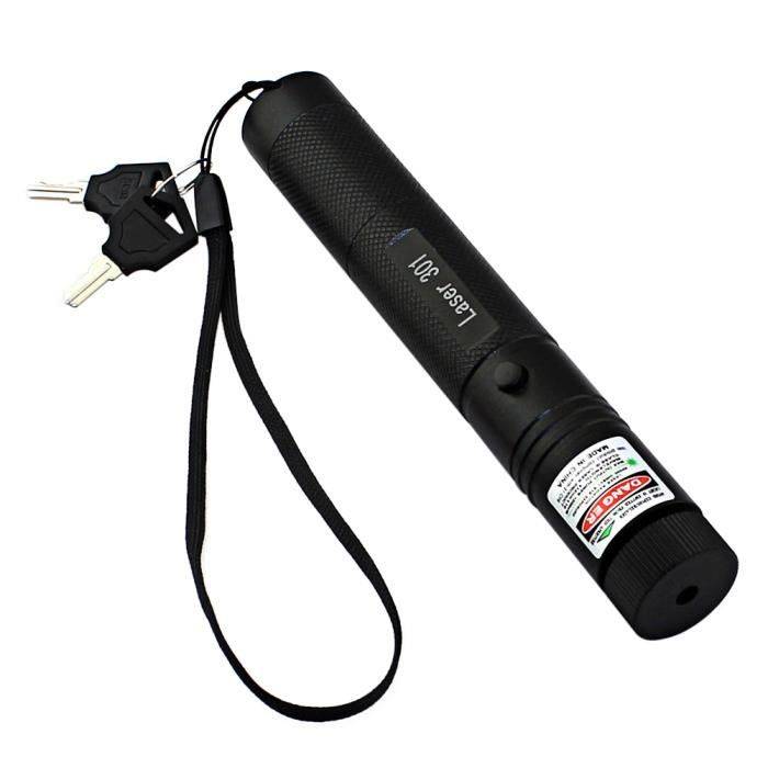 Laser flashlight - VAKIND - 301 - Green - Powerful - Black