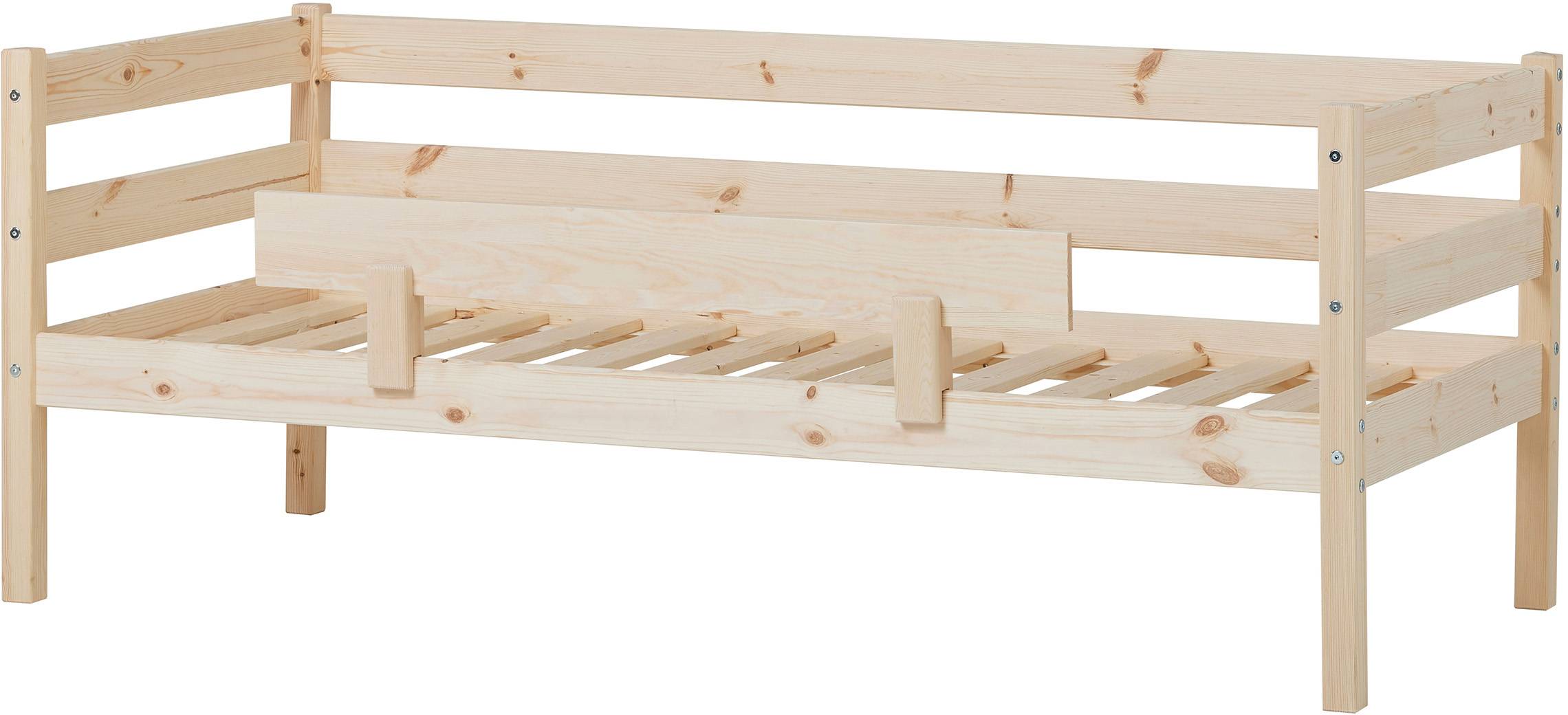 Hoppekids ECO Comfort Juniorseng med Sengehest 70x160, Træ