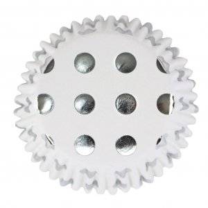 Muffinsformar - Prickiga - Metallic/Silver - 30-pack