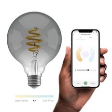 Hombli Smart Bulb G95 CCT Filament (E27) røgfarvet lyspære