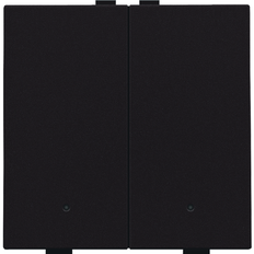 2-tryk med LED og komfort sensorer til NHC, dark brown