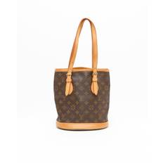 Louis Vuitton Monogram Bucket PM Bag - Brown (27x23x16 cm)