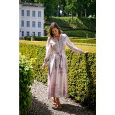 Forudbestilling - Neo Noir - Nova Paisley Border Dress 160958 - 165 - Rose