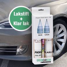 Lakstift + klarlak. Tesla originalfarve - Ultra Red PR01