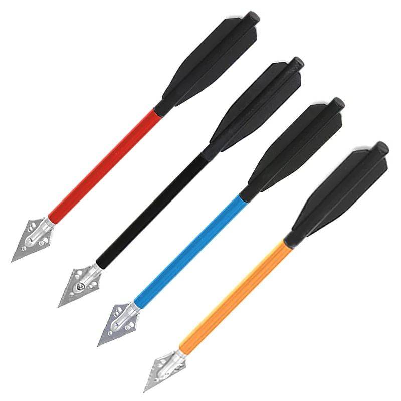 6.7'' Aluminum Shaft Archery Bolts for Crossbow Bow Outdoor Hunting Replaceable Broadhead Arrow Tips Durable Arrow Bolts