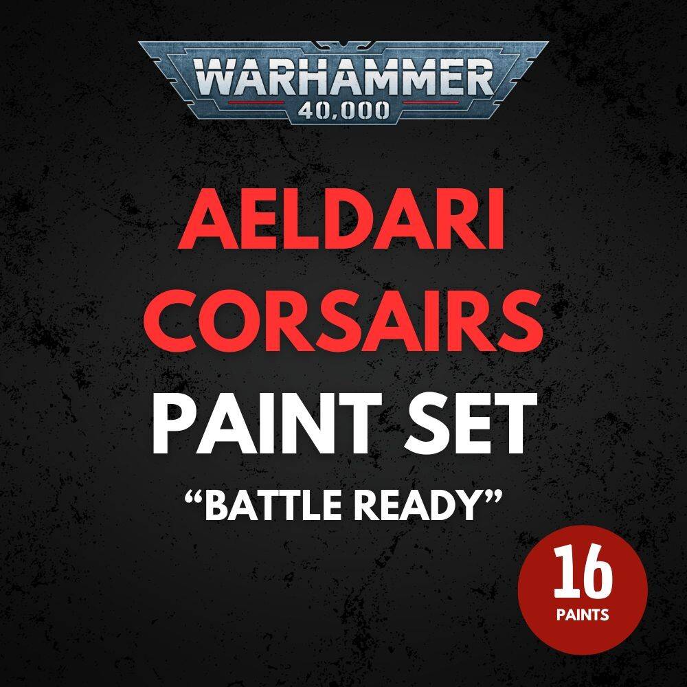 Aeldari Corsairs Paint Set Warhammer 40K - Battle Ready.