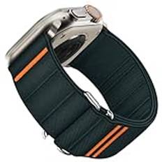 Suitisbest Klockarmband kompatibelt med Apple Watch Ultra-armband 49/45/44/42 mm, nylonsportband med S-krok för Apple Watch Ultra 2/Ultra SE/serier 9/8/7/6/5/4/3/2/1