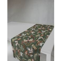 Bordslöpare - Löpare Dagny (grön) (Storlek: 40 x 140 cm)