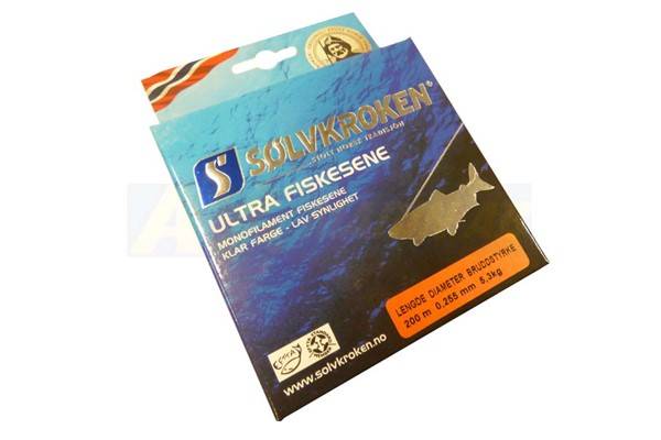 Sölvkroken Ultra Fiskesene 0,255mm 5,3kg 200m