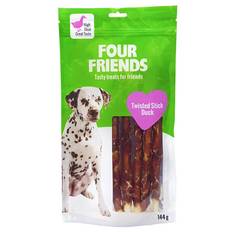 Four Friends Dog Twisted Stick Duck 25 cm, 5-pack