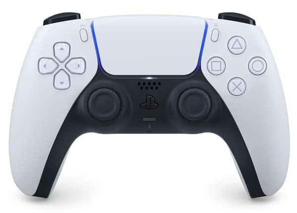 Sony PlayStation 5 (PS5) DualSense Trådlös Handkontroll (vit)