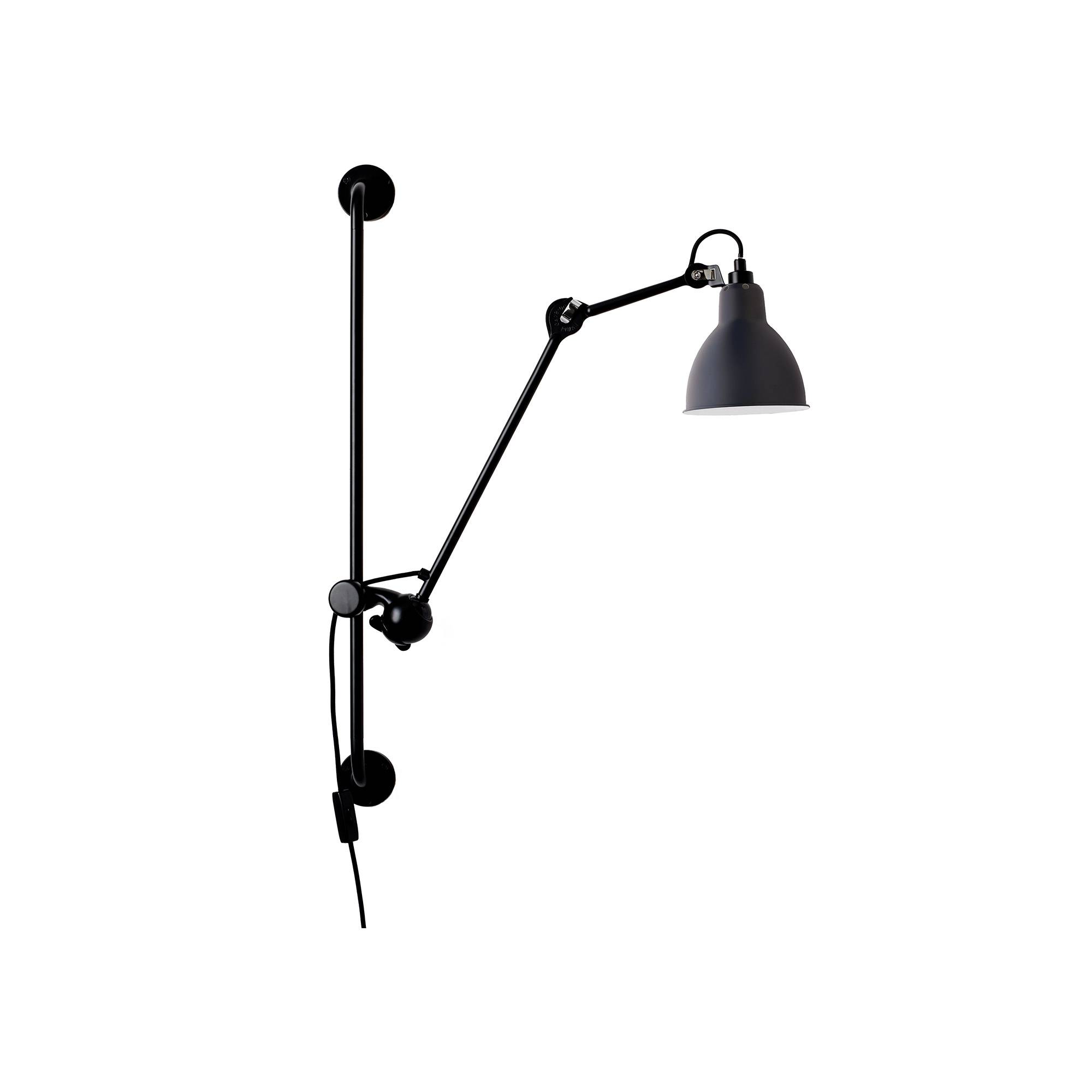 DCWéditions - Lampe Gras No210 - Round, Blå - Vägglampor - Bernard-Albin Gras - Blå