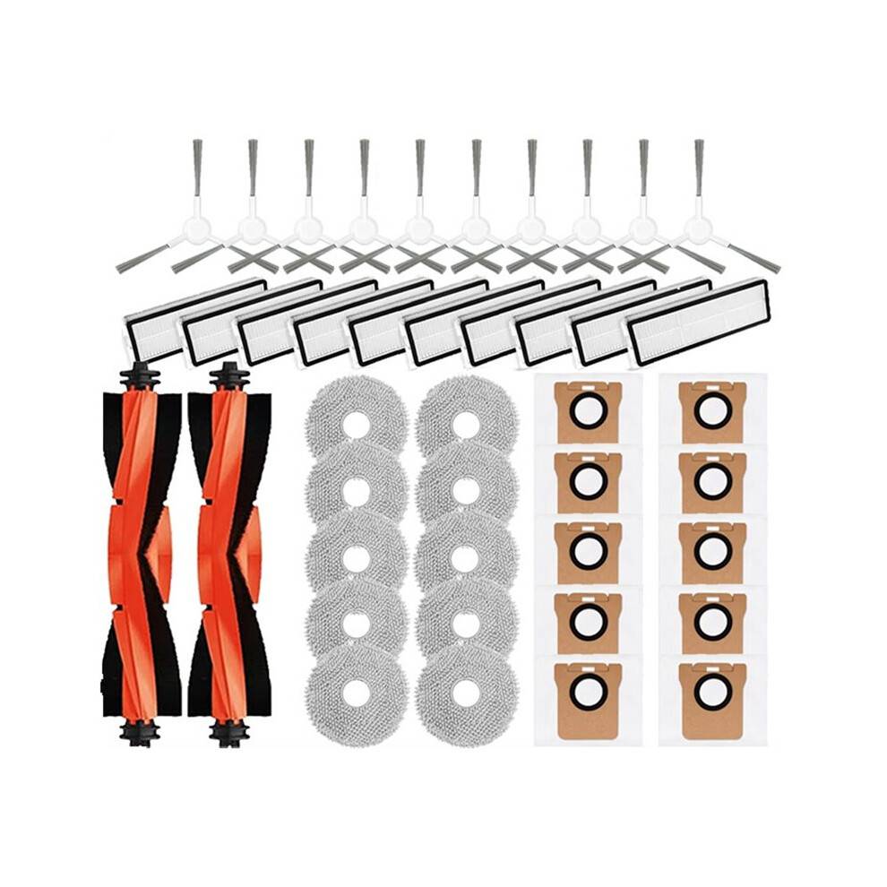 Mop Cloth Compatible with Robot Vacuum X10+ X20+ X20 X10 Spare Parts Accessories Main Side Brush Dust Bag Filter