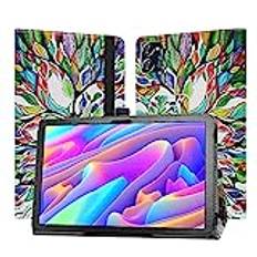 JRTAL Fodral för CHUWI HiPad X Pro, PU Läder Slim Flip Case Skyddande Vikbart Skydd Skydd Skydd För CHUWI HiPad X Pro 10.51" Tablet(Fungerar Inte För CHUWI Hipad/HiPad Max)- Love Tree