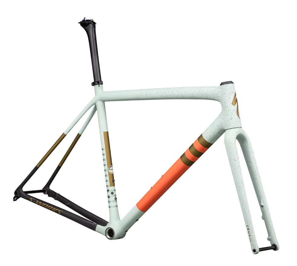 Specialized - S-works Crux Framekit Sage/cactus Bloom-54 cm - white