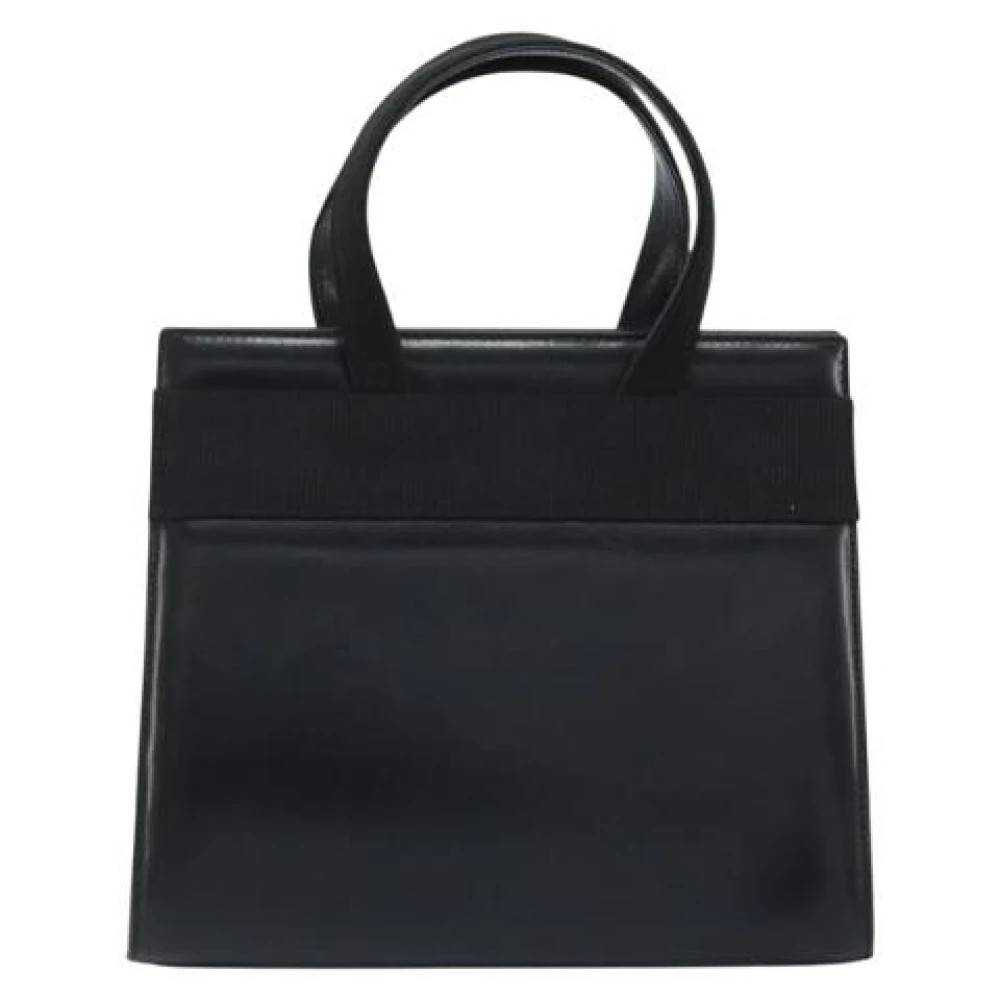 Salvatore Ferragamo Pre-owned Pre-owned Handbag - Vintage - Dame - Sort - ONE SIZE - Læder