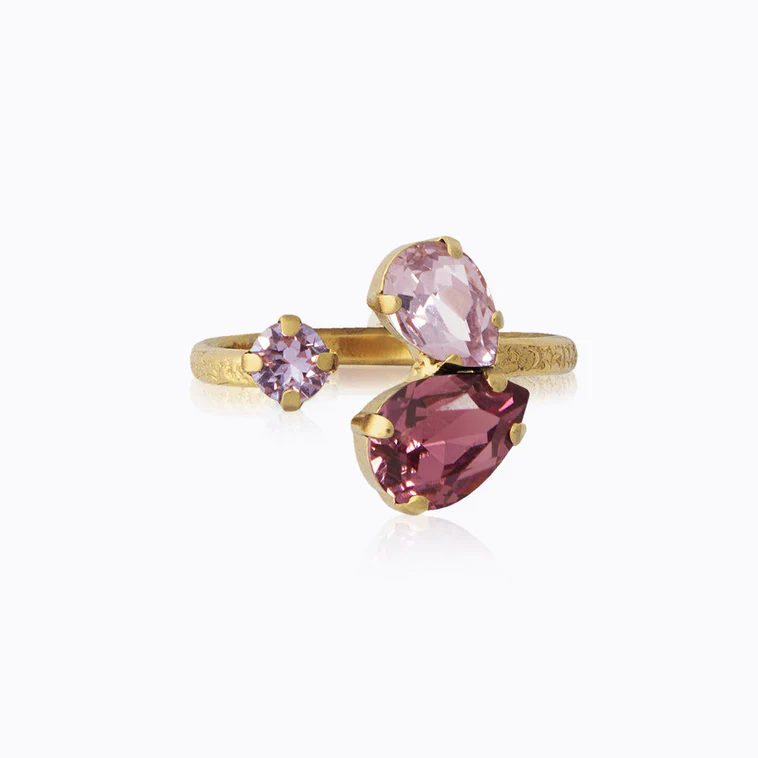 Caroline Svedbom Alisia Ring / Violet Combo (Guld)